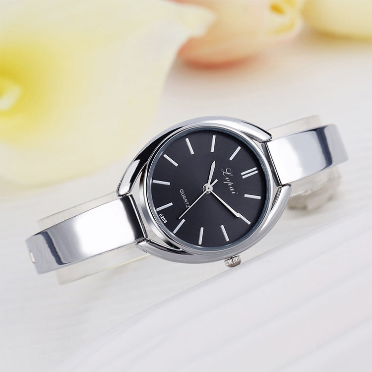 Lvpai P072 Women Quartz Steel Belt Silicone Belt Watch