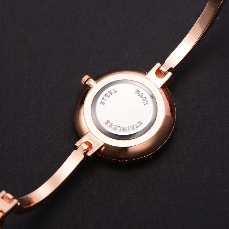 Lvpai P170 Simple Round Dial Alloy Compact Strap Quartz Watch for Women