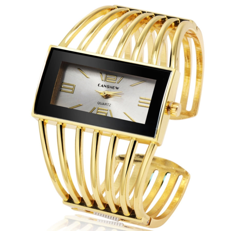 WAT2008 Alloy Bracelet Watch Creative Rectangular Dial Quartz Watch for Women
