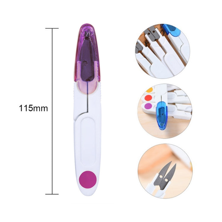 Cross-Stitch Tool Transparent Belt Cover Scissors