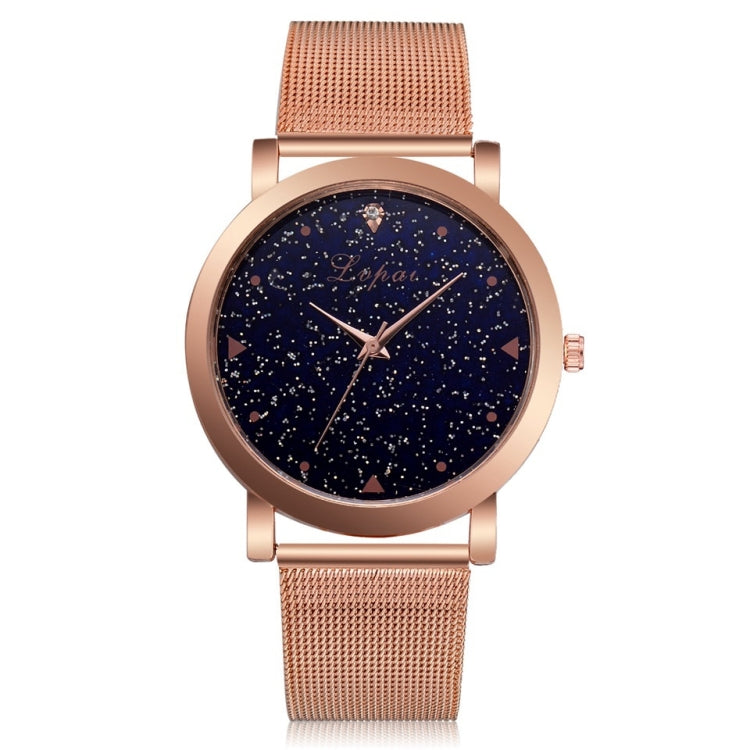 Lvpai P381 Starry Steel Quartz Watch for Women