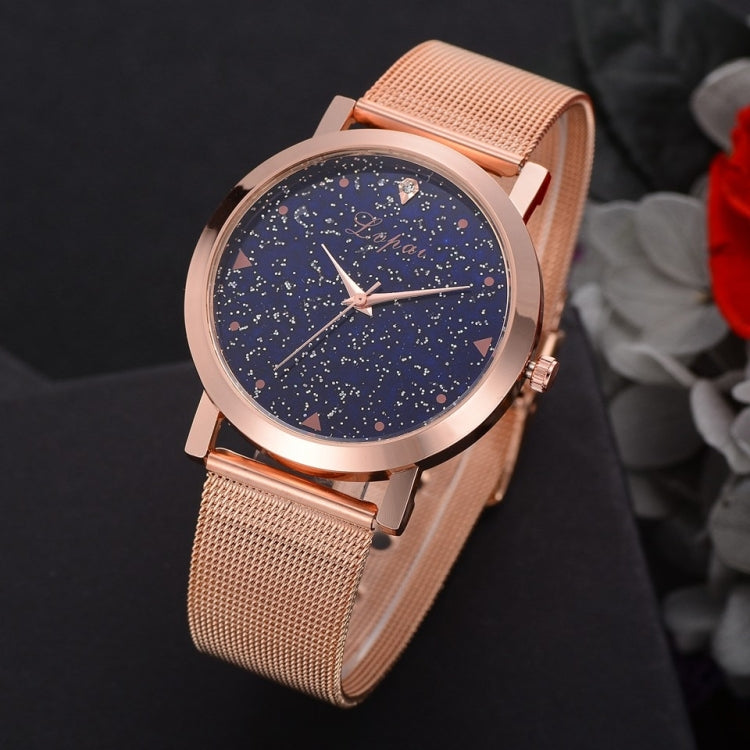 Lvpai P381 Starry Steel Quartz Watch for Women