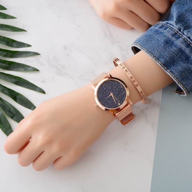 Lvpai P381 Starry Steel Quartz Watch for Women