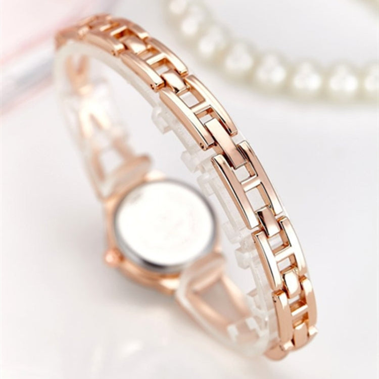 2 PCS Steel Belt Diamond Mirror Digital Scale Quartz Watch Bracelet Watch for Women