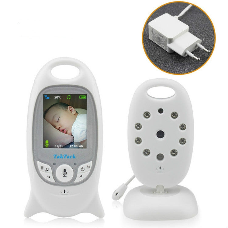 VB601 2.0 inch Color Screen Baby Monitor Wireless Video Security Camera,  2 Way Talk Night Vision IR LED, Temperature Monitoring, Plug Type:EU Plug