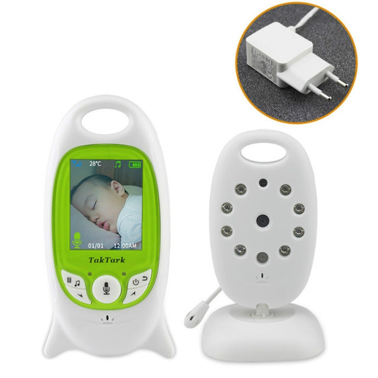VB601 2.0 inch Color Screen Baby Monitor Wireless Video Security Camera,  2 Way Talk Night Vision IR LED, Temperature Monitoring, Plug Type:EU Plug