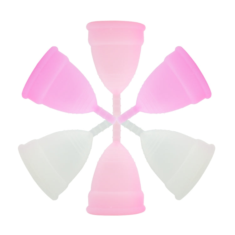 Feminine Hygiene Menstrual Cup Silicone Reusable Women Cup, Random Color Delivery