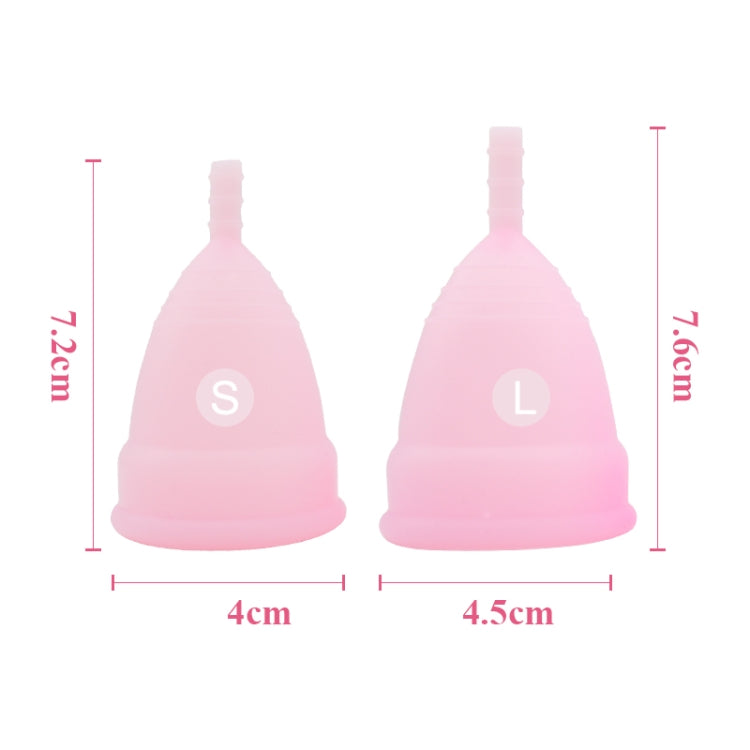 Feminine Hygiene Menstrual Cup Silicone Reusable Women Cup, Random Color Delivery