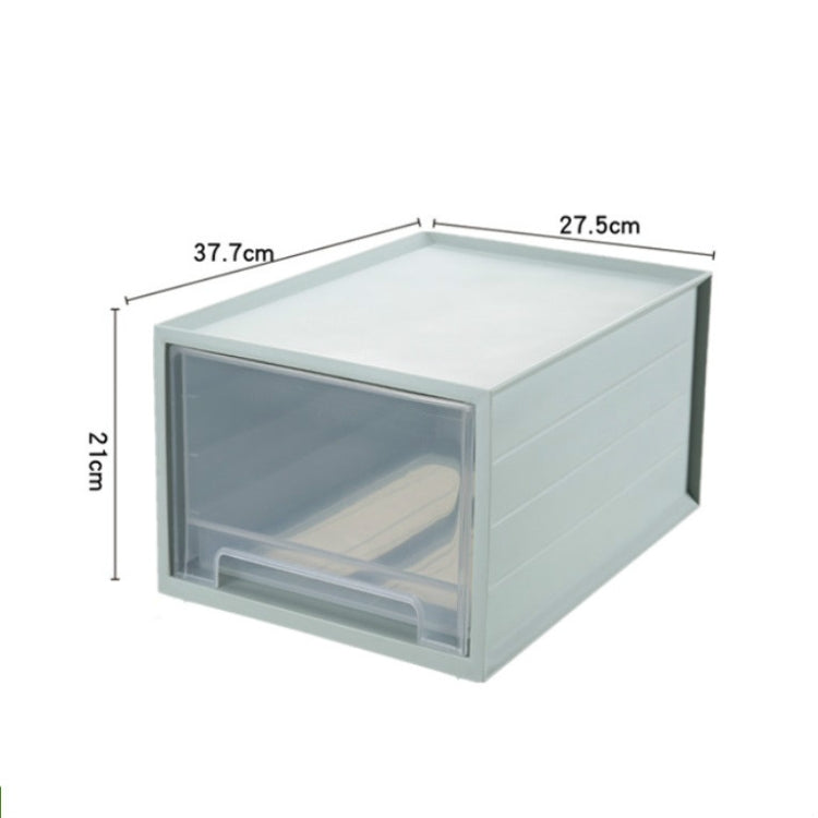 Transparent Drawer Storage Cabinet Stackable Desktop Office File Cabinet, Size: 4 Layer