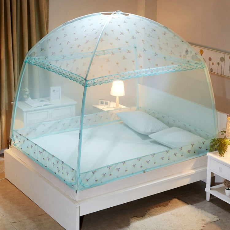 Three-door Heightening Yurt Printed Zipper Mosquito Net, Size:180x200 cm