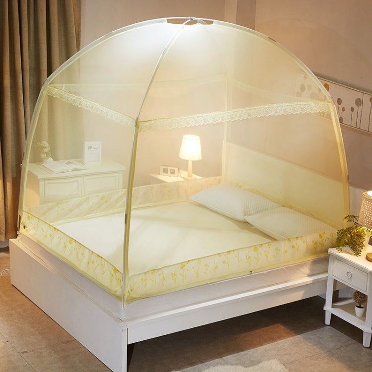 Household Zipper Foldable Yurt Mosquito Net, Size:120x200 cm