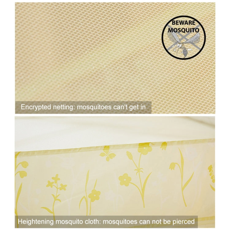 Household Zipper Foldable Yurt Mosquito Net, Size:120x200 cm