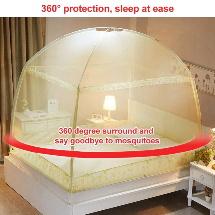 Household Zipper Foldable Yurt Mosquito Net, Size:120x200 cm