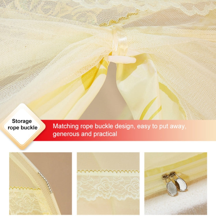 Household Zipper Foldable Yurt Mosquito Net, Size:150x200 cm