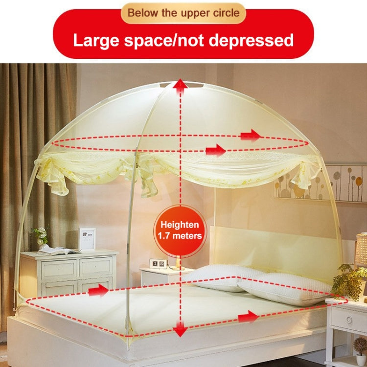 Household Zipper Foldable Yurt Mosquito Net, Size:200x220 cm