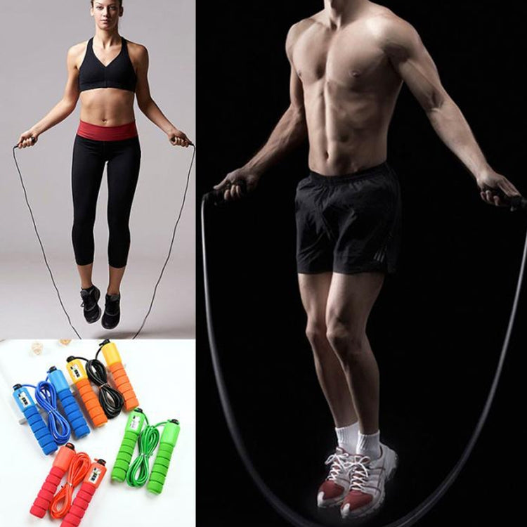 Jump Ropes with Counter Sports Fitness Adjustable Fast Speed Counting Jump Skip Rope Skipping Wire