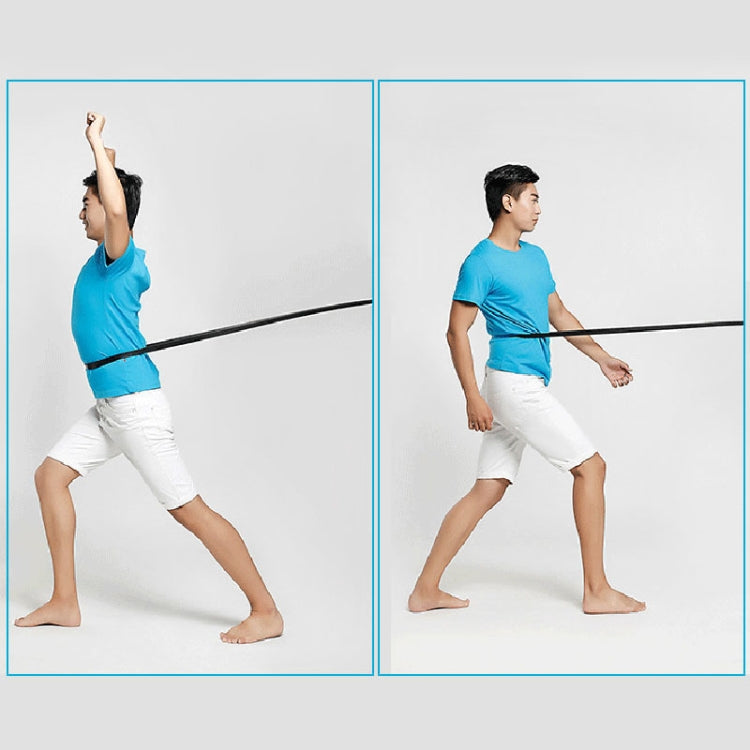 Elastic Natural Latex Resistance Band Yoga Fitness Equipment, Circumference: 2.08m, Random Color Delivery