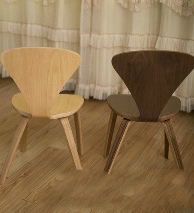 Nordic Style Walnut Office Chair High Bar Table Chair Tea Shop Cafe Lounge Chair
