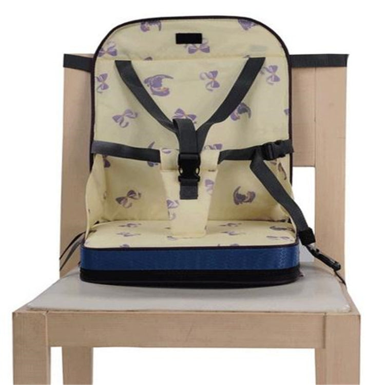 Portable Heightening Folding Baby Dining Chair  Baby Eating Chair Mummy Bag(Pink)