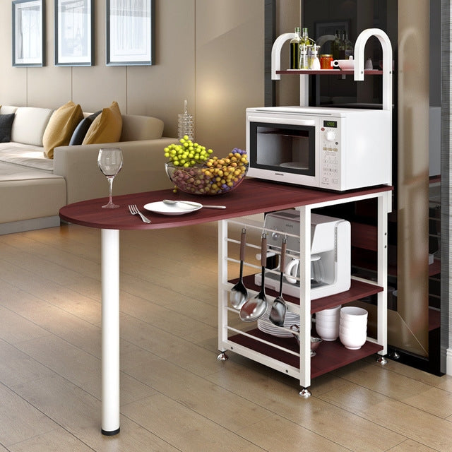 Multifunctional Kitchen Daily Storage Rack Microwave Oven Rack