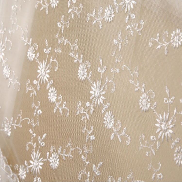 Lace Embroidered Piano Full Dust Cover, Size: 153x33x120cm Sigle Seat(White)