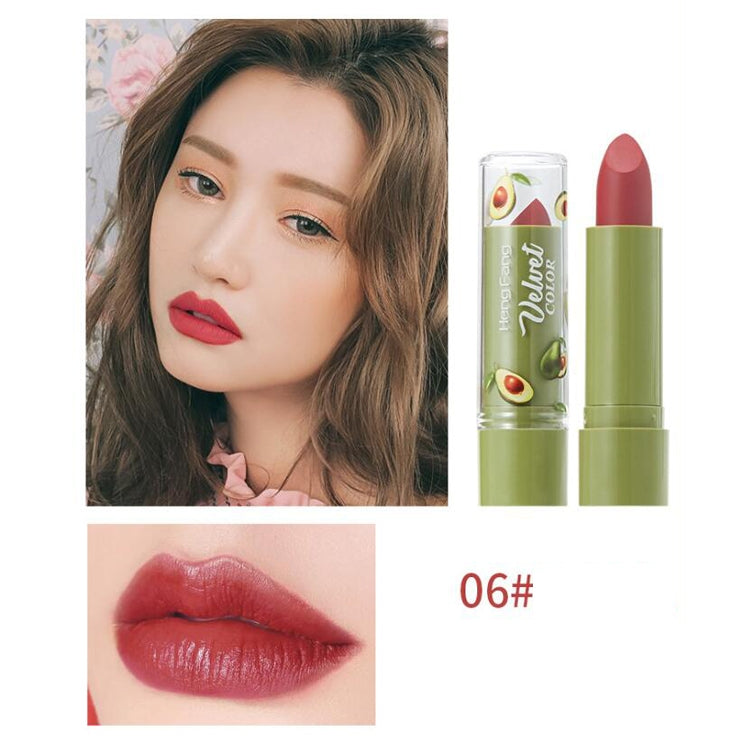 5 PCS Avocado-yellow Matte Lipstick Matte Matte Moisturizing Lipstick