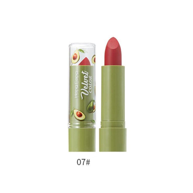 5 PCS Avocado-yellow Matte Lipstick Matte Matte Moisturizing Lipstick