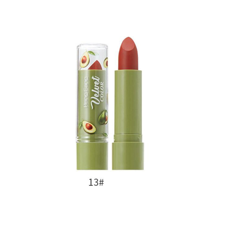 5 PCS Avocado-yellow Matte Lipstick Matte Matte Moisturizing Lipstick