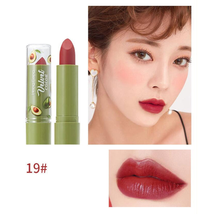 5 PCS Avocado-yellow Matte Lipstick Matte Matte Moisturizing Lipstick