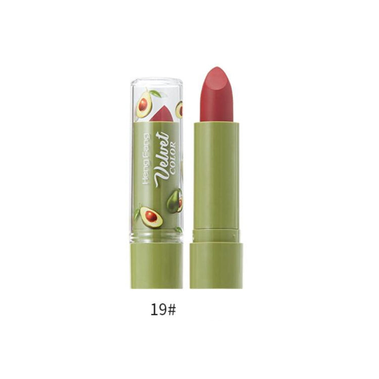 5 PCS Avocado-yellow Matte Lipstick Matte Matte Moisturizing Lipstick
