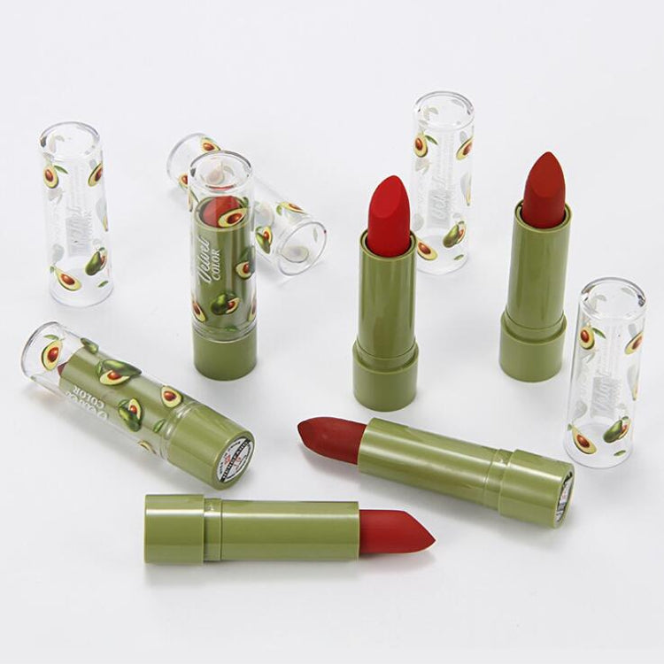 5 PCS Avocado-yellow Matte Lipstick Matte Matte Moisturizing Lipstick