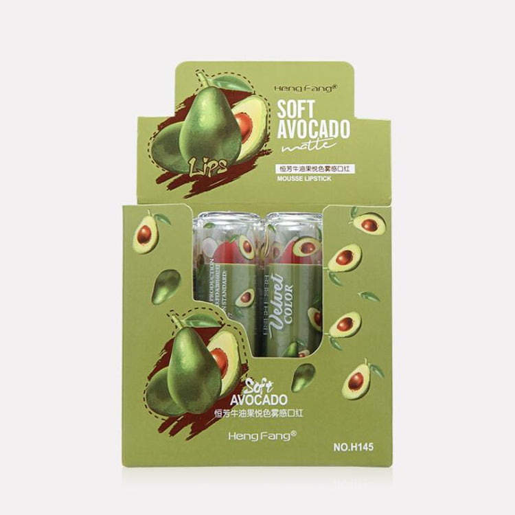 5 PCS Avocado-yellow Matte Lipstick Matte Matte Moisturizing Lipstick