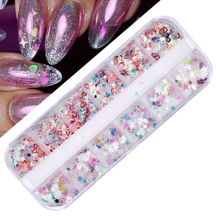 2 PCS Nail Art Butterfly Laser Symphony Sequins, Specification:05
