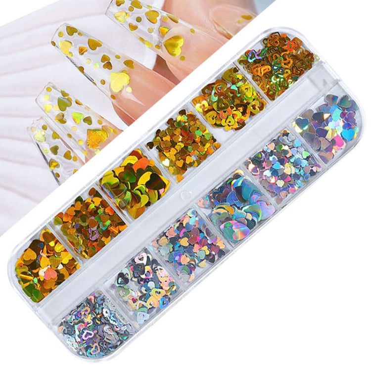 2 PCS Nail Art Butterfly Laser Symphony Sequins, Specification:07