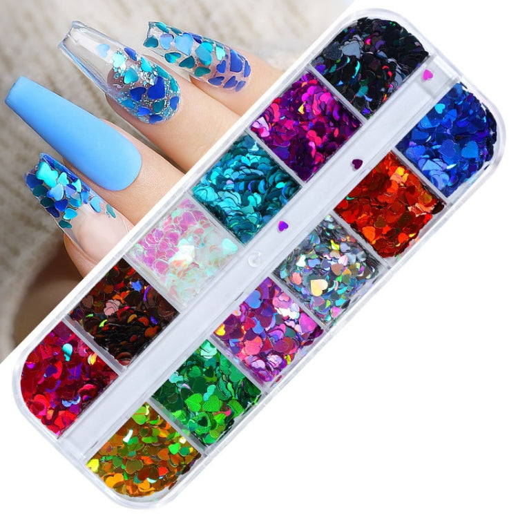 2 PCS Nail Art Butterfly Laser Symphony Sequins, Specification:18