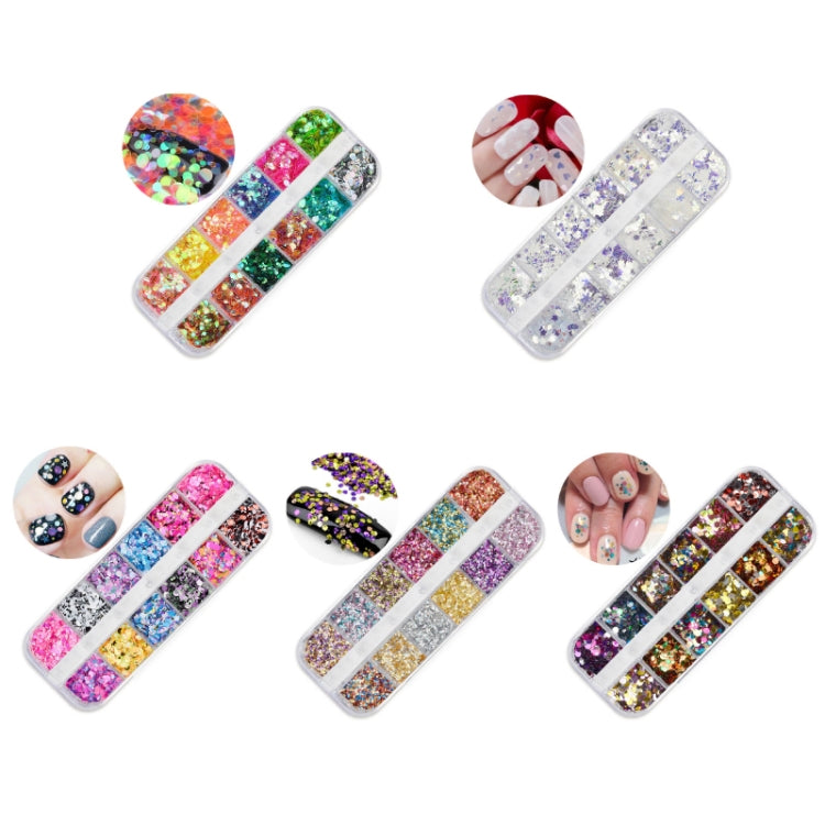 2 PCS Nail Art Butterfly Laser Symphony Sequins, Specification:29