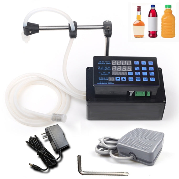 Electrical Liquid Filling Machine Digital Pump Bottled Water Filler, Large Flow Model Flow Rate: 3.5L/min(black)