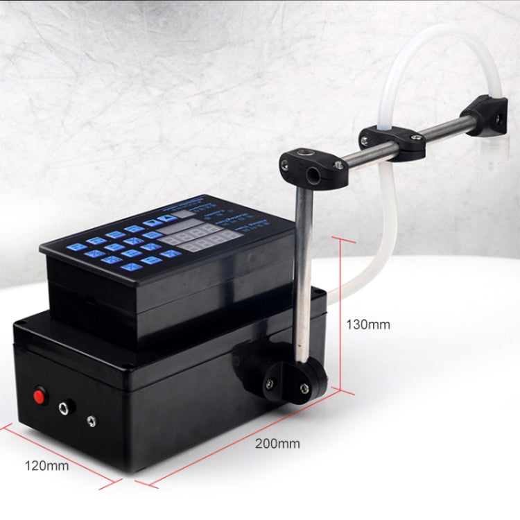 Electrical Liquid Filling Machine Digital Pump Bottled Water Filler, Large Flow Model Flow Rate: 3.5L/min(black)