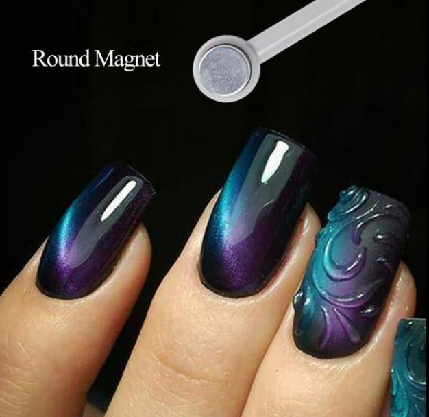 Manicure Tool Double-headed Cat-Eye Magnet Stick 3D Magic Effect Round-Headed Square Head Nail Art Magnet