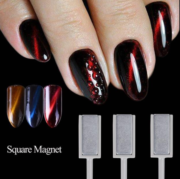 Manicure Tool Double-headed Cat-Eye Magnet Stick 3D Magic Effect Round-Headed Square Head Nail Art Magnet