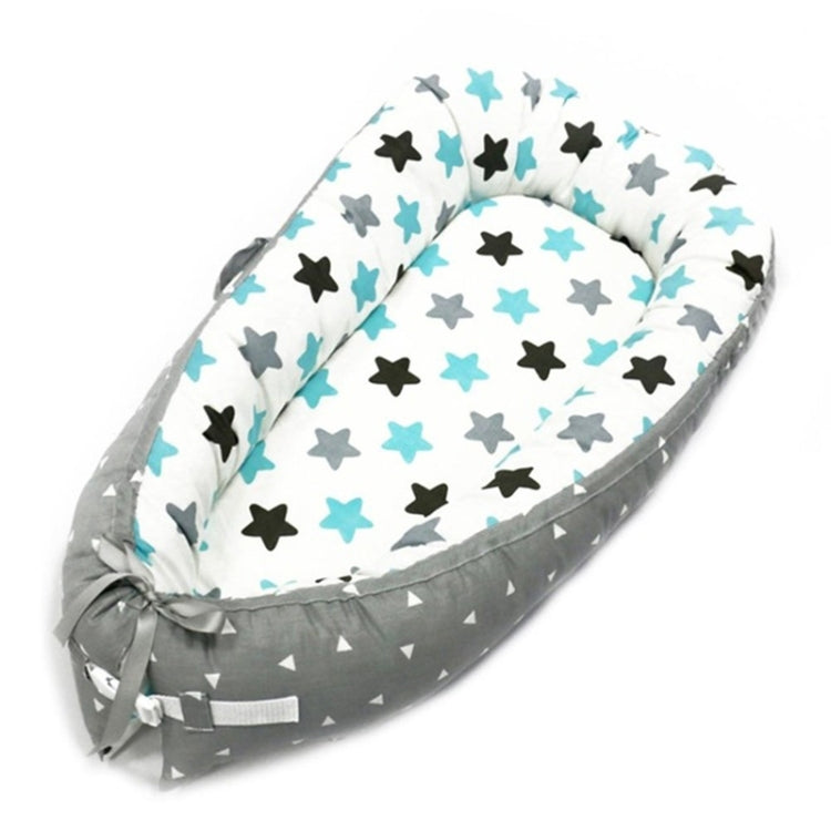 Baby Nest Bed Crib Portable Removable and Washable Crib Travel Bed Cotton Cradle for Children Infant Kids