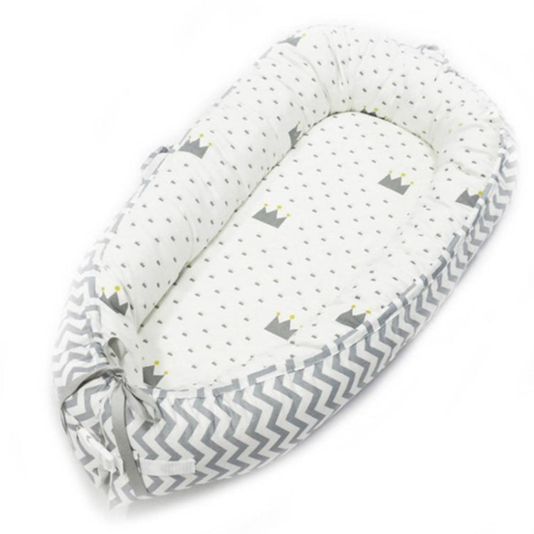 Baby Nest Bed Crib Portable Removable and Washable Crib Travel Bed Cotton Cradle for Children Infant Kids
