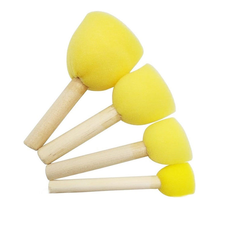 15 Packs Sponge Stamp Children Drawing Supplies(Mushroom Stick)