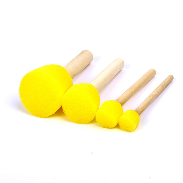 15 Packs Sponge Stamp Children Drawing Supplies(Mushroom Stick)
