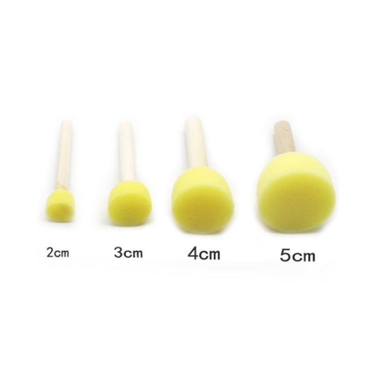 15 Packs Sponge Stamp Children Drawing Supplies(Mushroom Stick)