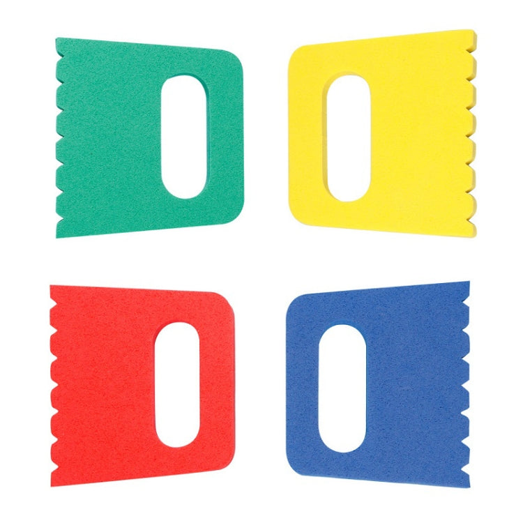 8 Packs EVA Baby Hand Paint Scraper Graffiti Making Toys(4PCS/Set)