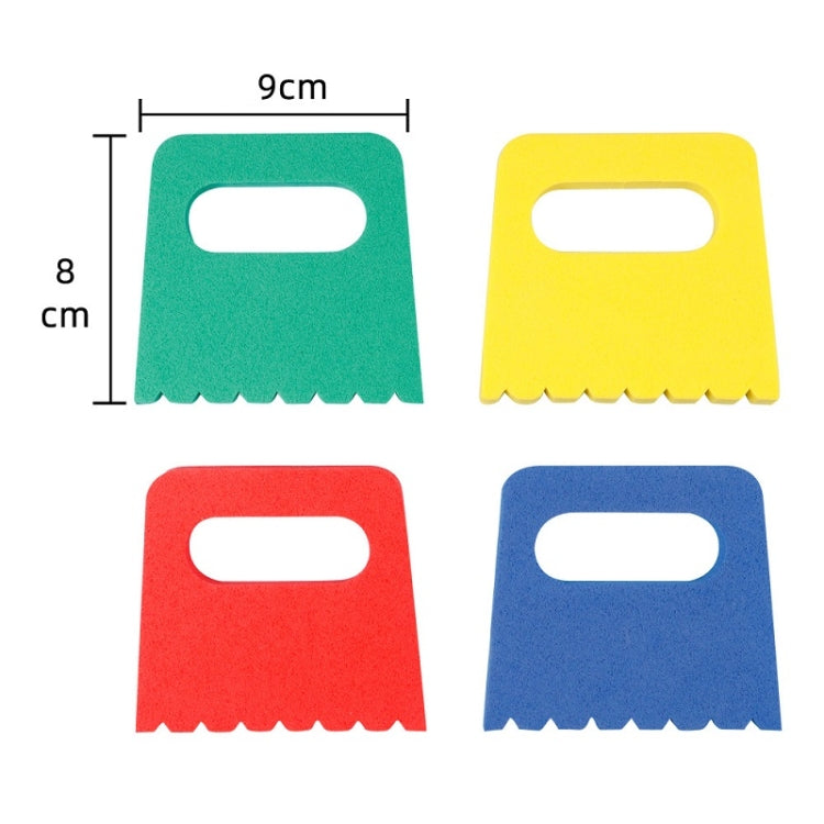 8 Packs EVA Baby Hand Paint Scraper Graffiti Making Toys(4PCS/Set)