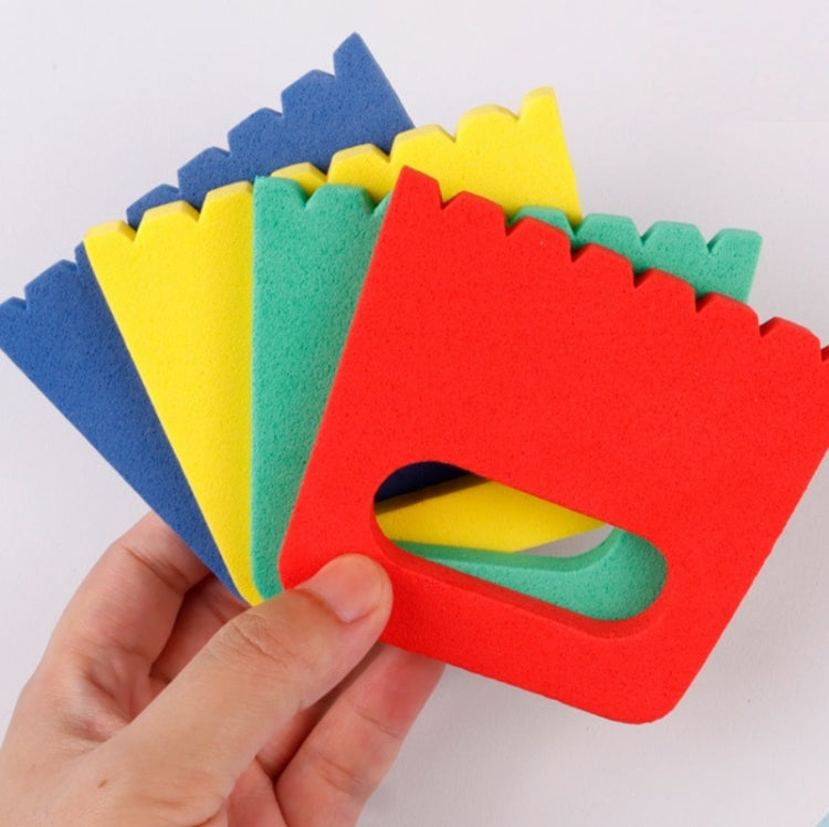 8 Packs EVA Baby Hand Paint Scraper Graffiti Making Toys(4PCS/Set)