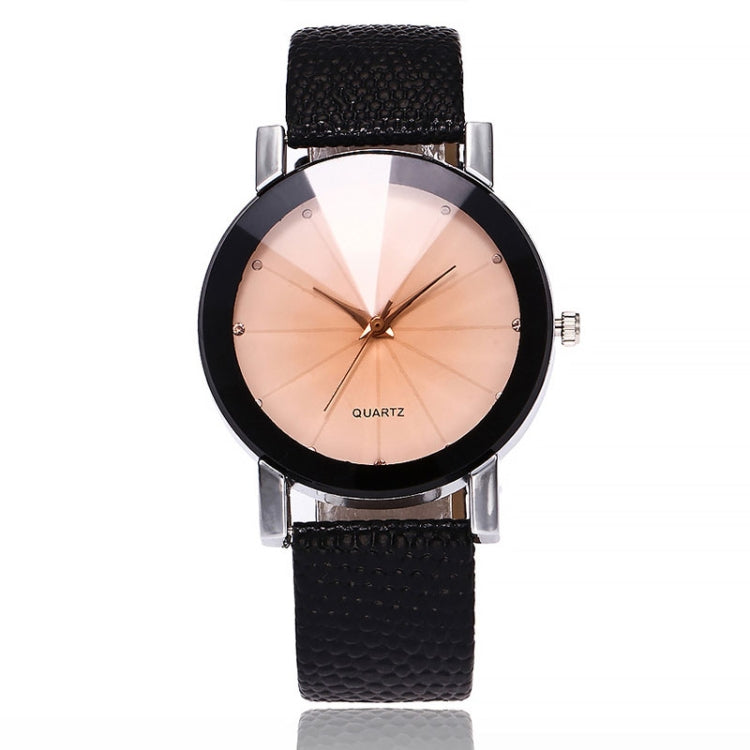 2 PCS Watch Casual Simple Quartz Clock for Women Leather Strap Wrist Watch