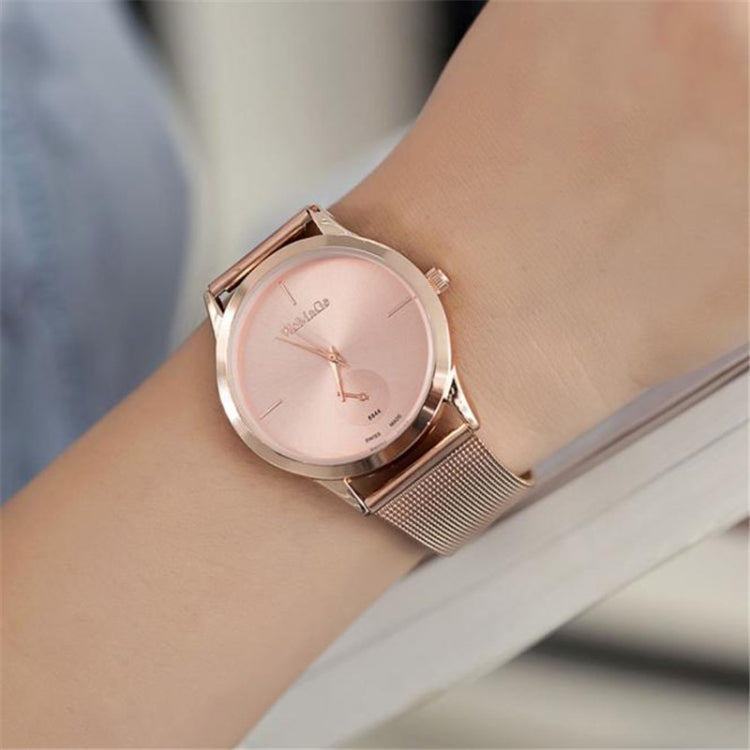WoMaGe W0055 Fashion Alloy Belt Mesh Watch for Men / Women